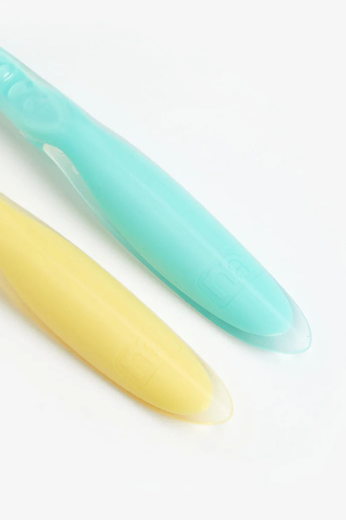 2 Soft Silicone Spoons