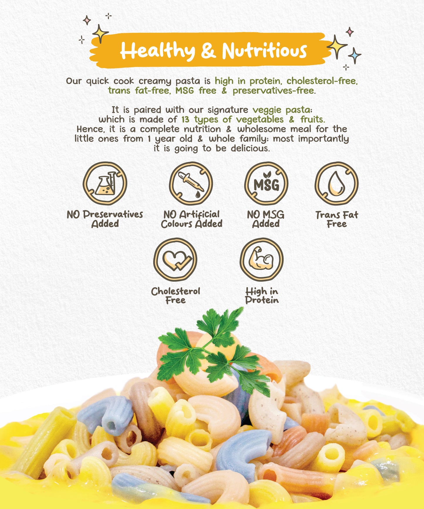 Quickcook Creamy Mac&Cheese 70gm 12m+