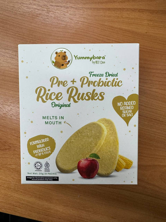 FREEZE DRY PRE&PROBIOTIC RICE RUSK ORI-20G