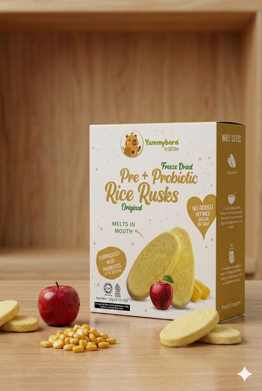 FREEZE DRY PRE&PROBIOTIC RICE RUSK ORI-20G