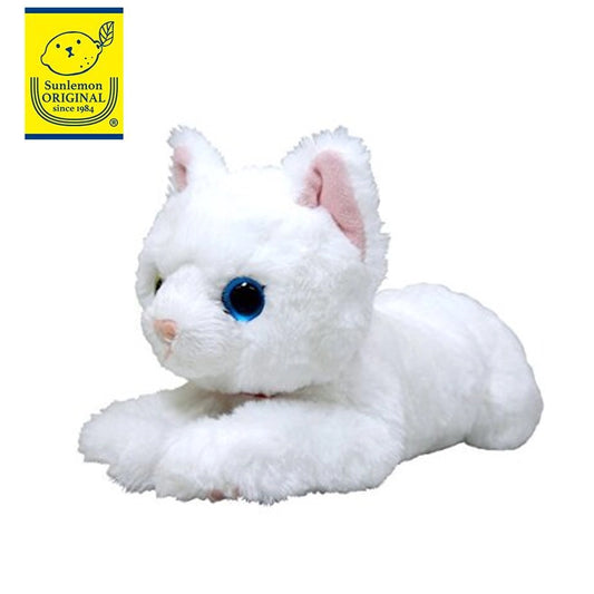 White Lying Cat Stuffed Toys (Small)