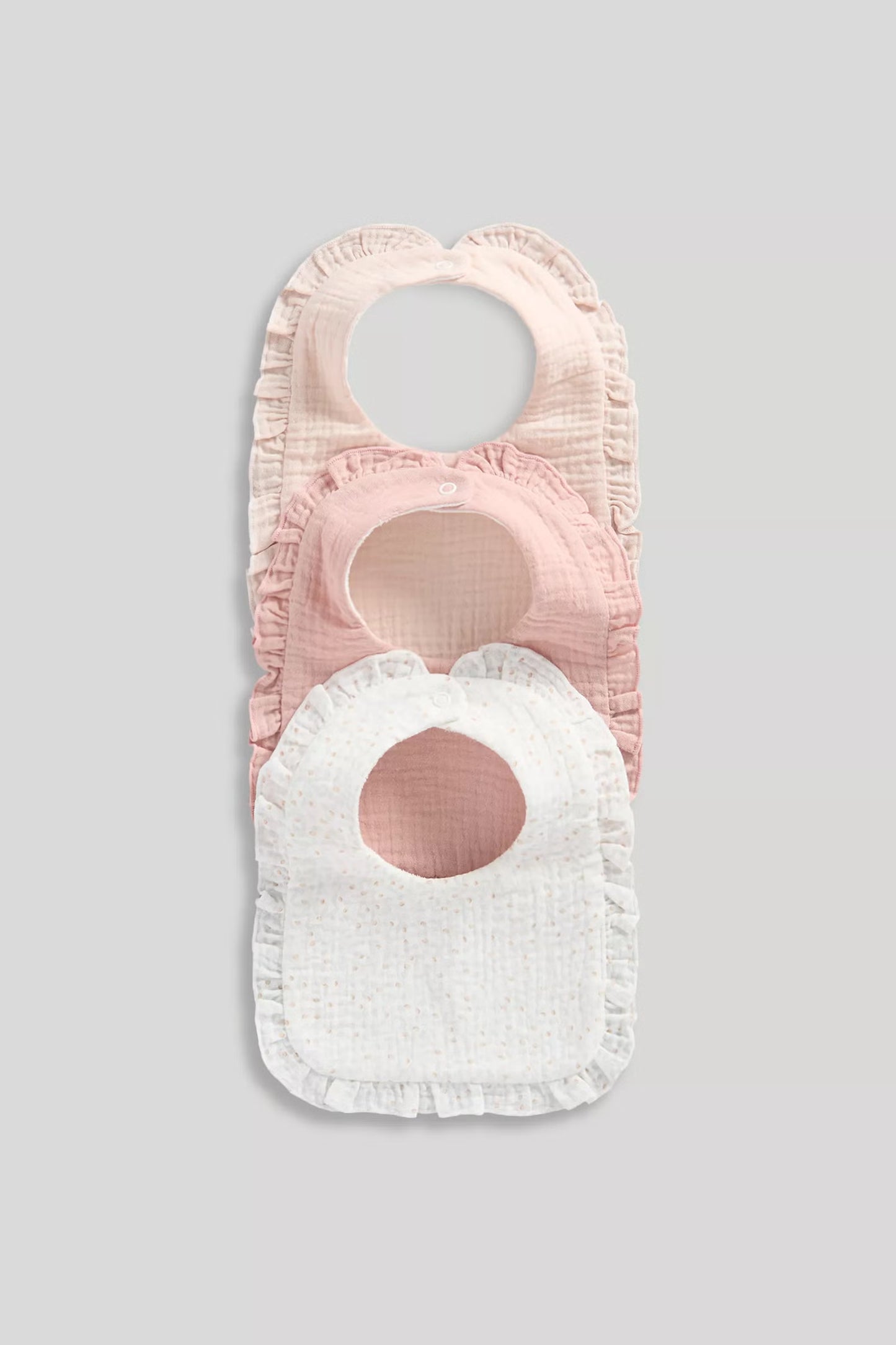 Girls Muslin Star 3Pk Dribbler