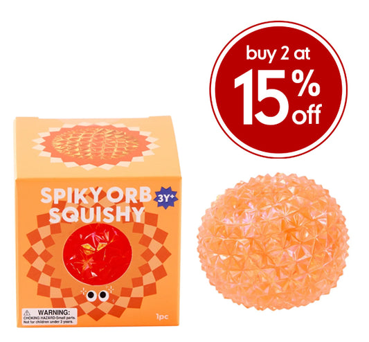 J'adore Spiky Orb Squishy - Orange