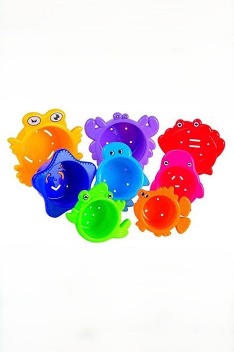 Stacking Bath Cups 4Pk