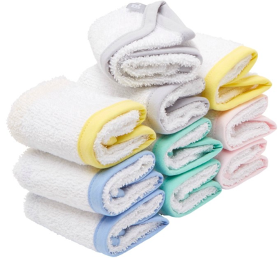 Flannel 10Pk With Colour Binding