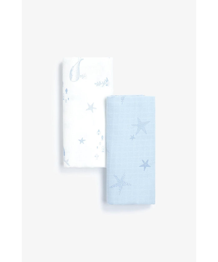 You Me And The Sea Muslins Extra-Large 2-Pack
