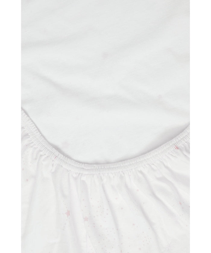 4-Piece Cot Bed Bedding Starter Set - Pink