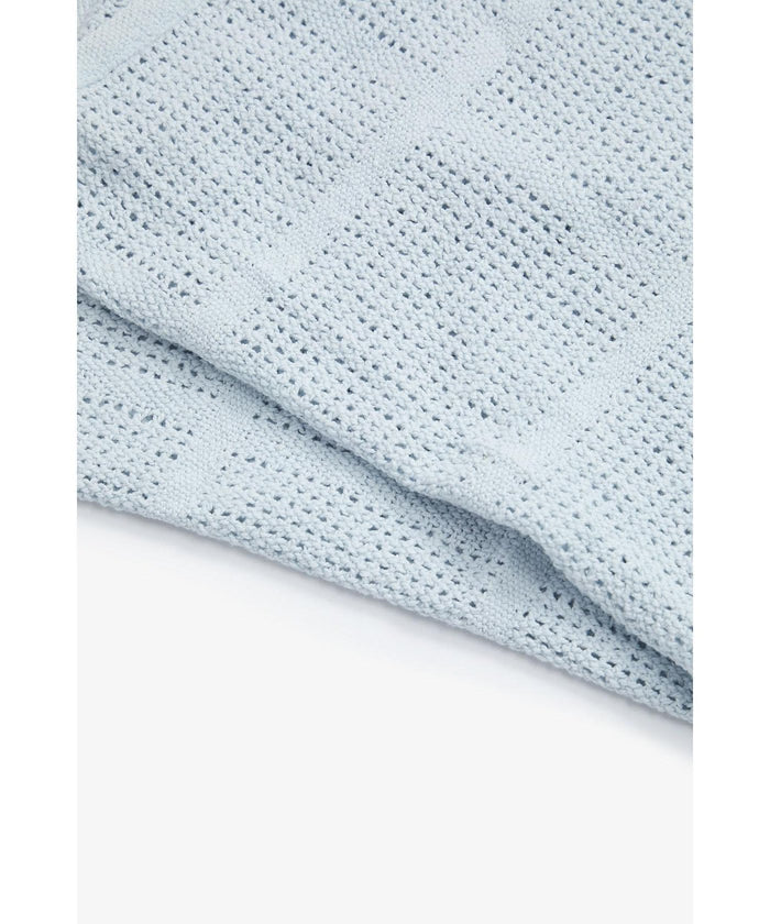 4-Piece Cot Bed Bedding Starter Set - Blue