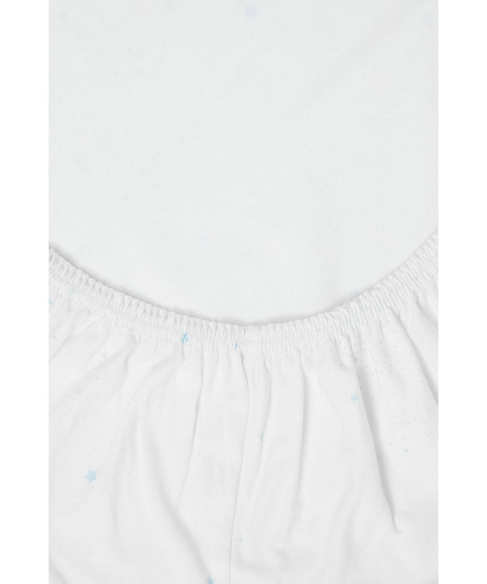 4-Piece Cot Bed Bedding Starter Set - Blue
