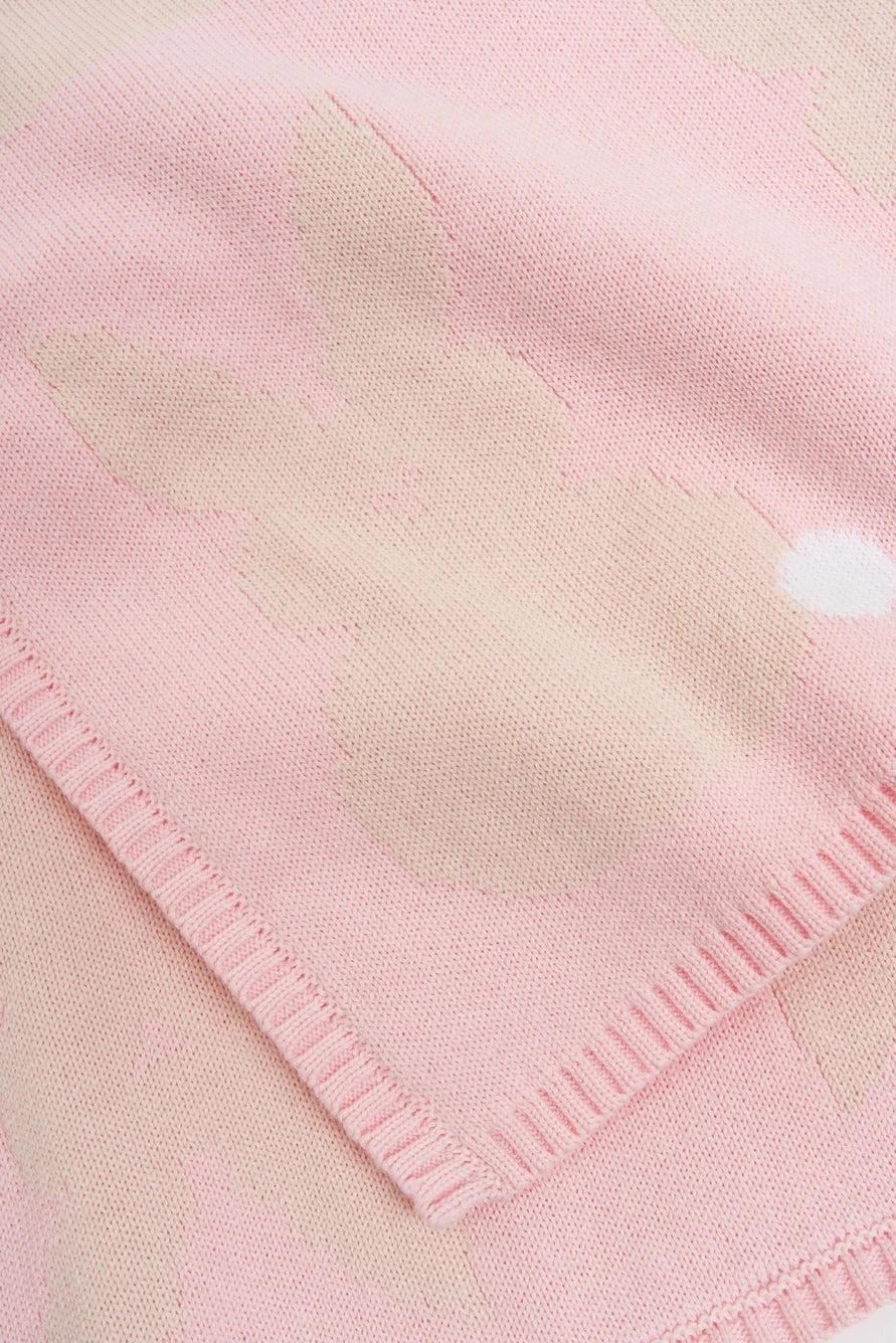 Flutterby Bunny Knitted Blanket