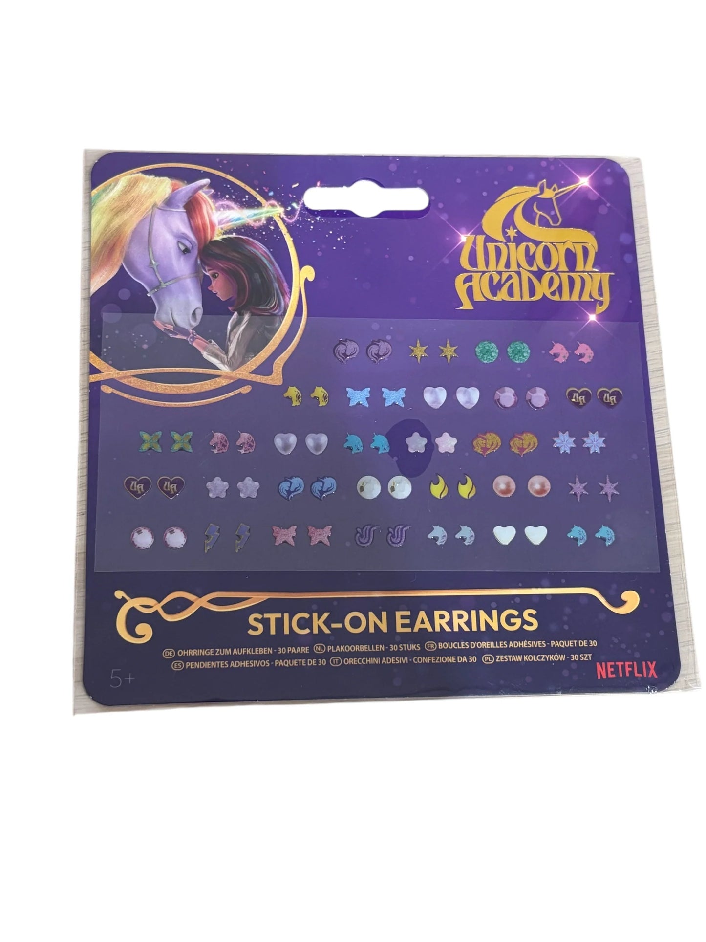 Unicorn Academy Stick-On Earrings