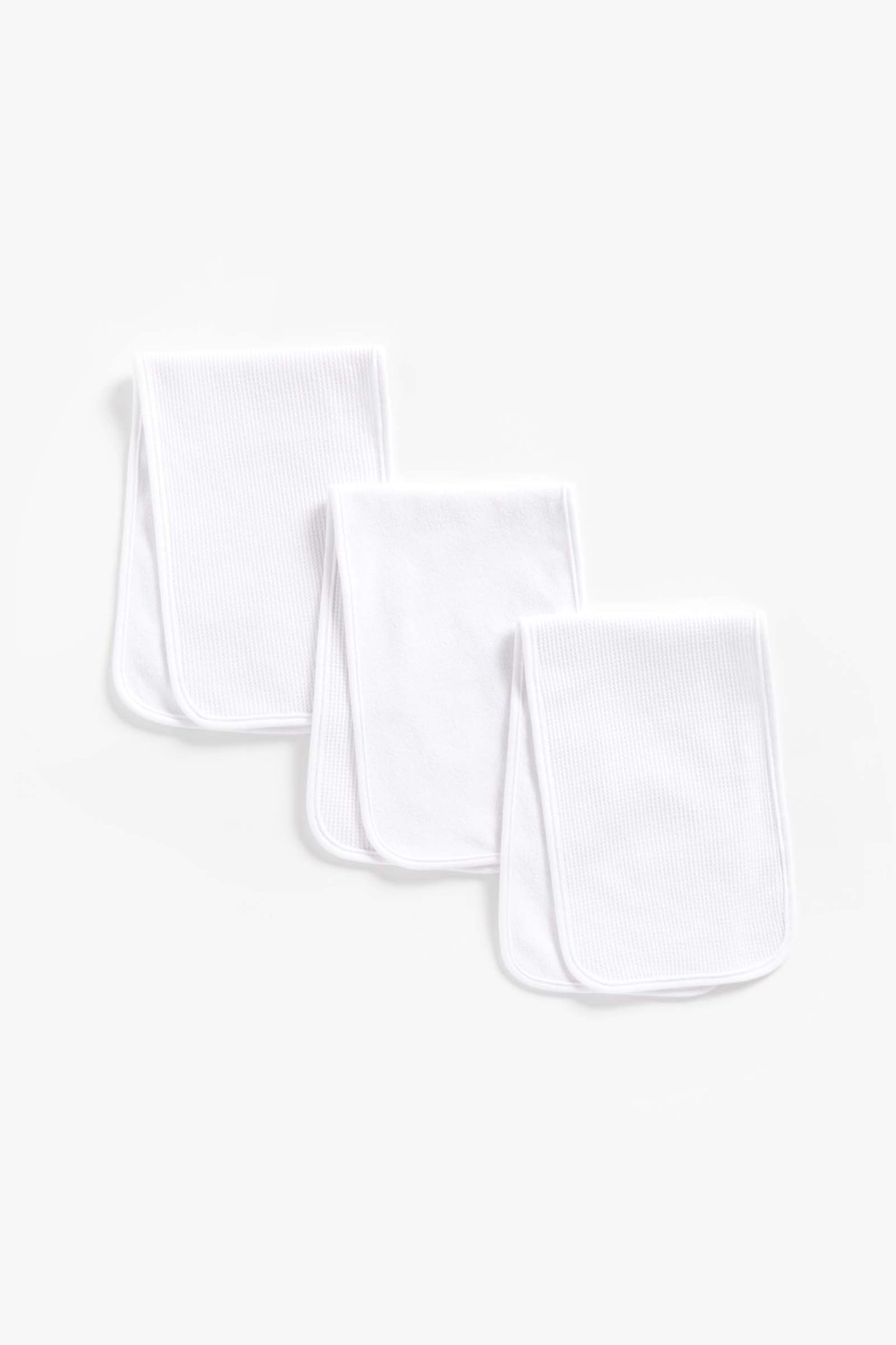 Reversible 3Pk Burp Cloths
