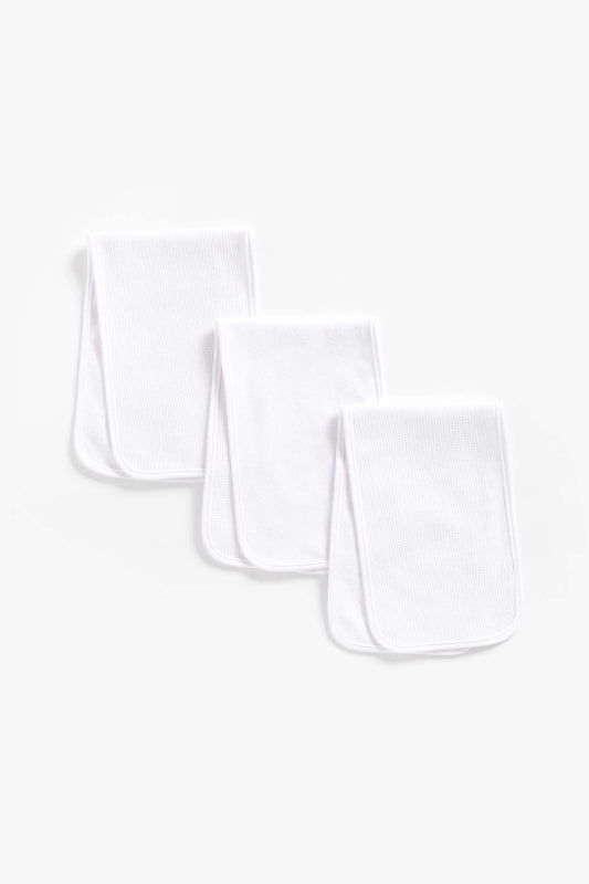 Reversible 3Pk Burp Cloths
