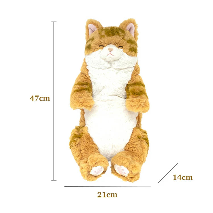 Brown Chasiro Lap Cat Sleeping Toy (Medium)