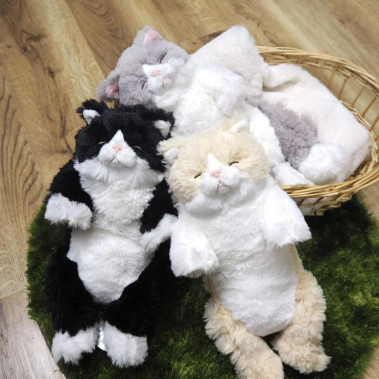 Hachiware Lap Cat Sleeping Toy (Small)
