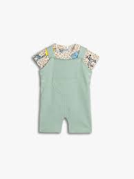 Newborn  Boy Transport  Bibshort & Bodysuit