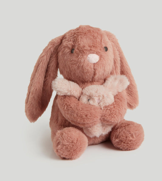 Mummy And Baby Bunny Plush