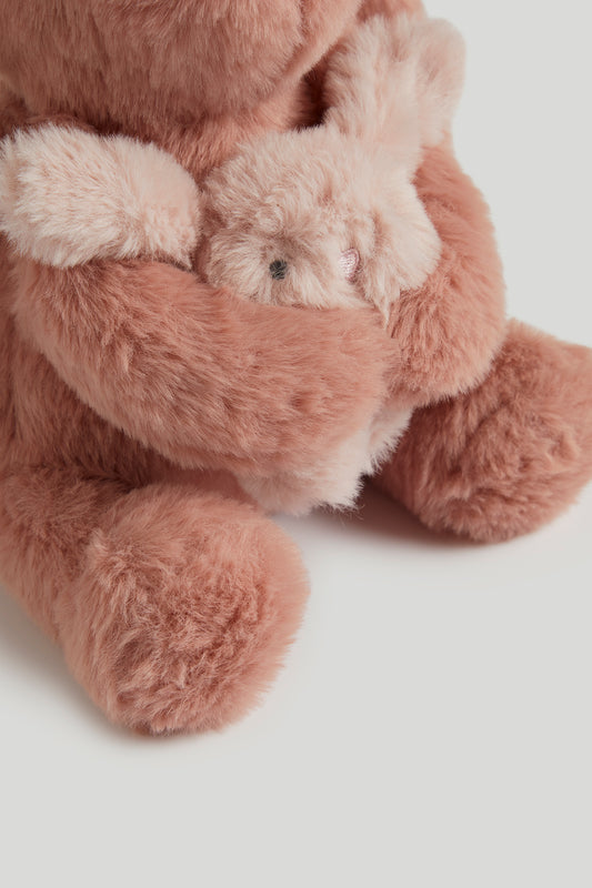 Mummy And Baby Bunny Plush