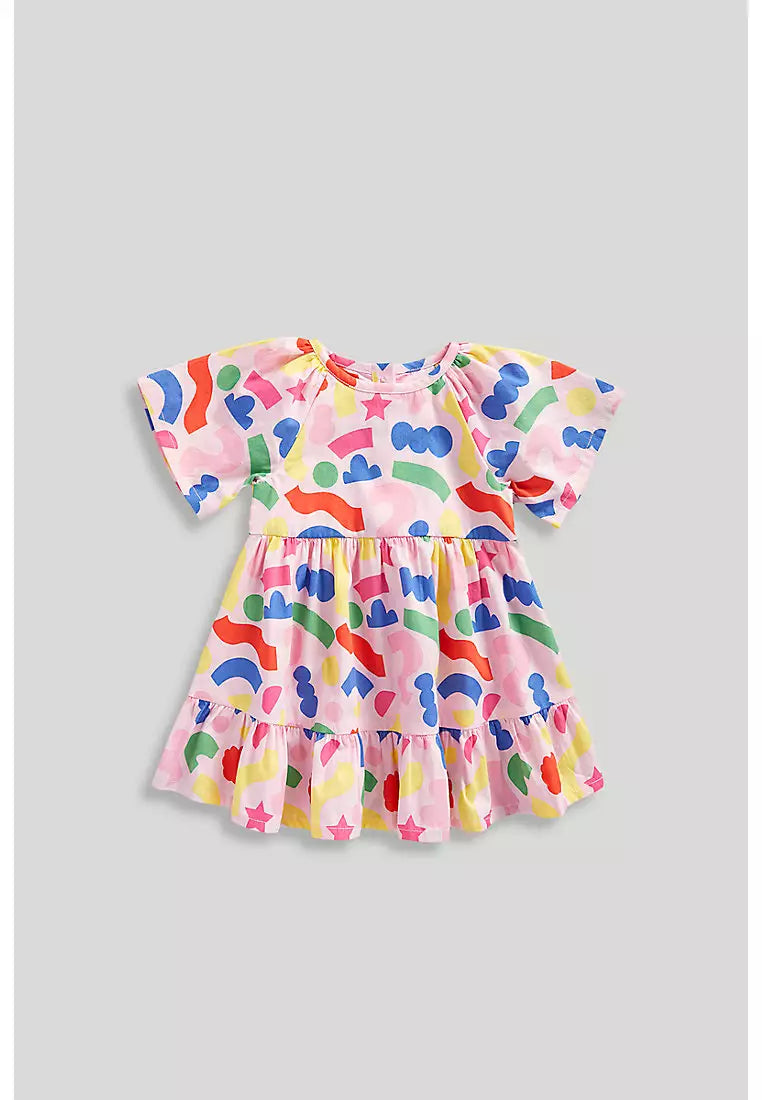 Abstract Cotton Dress