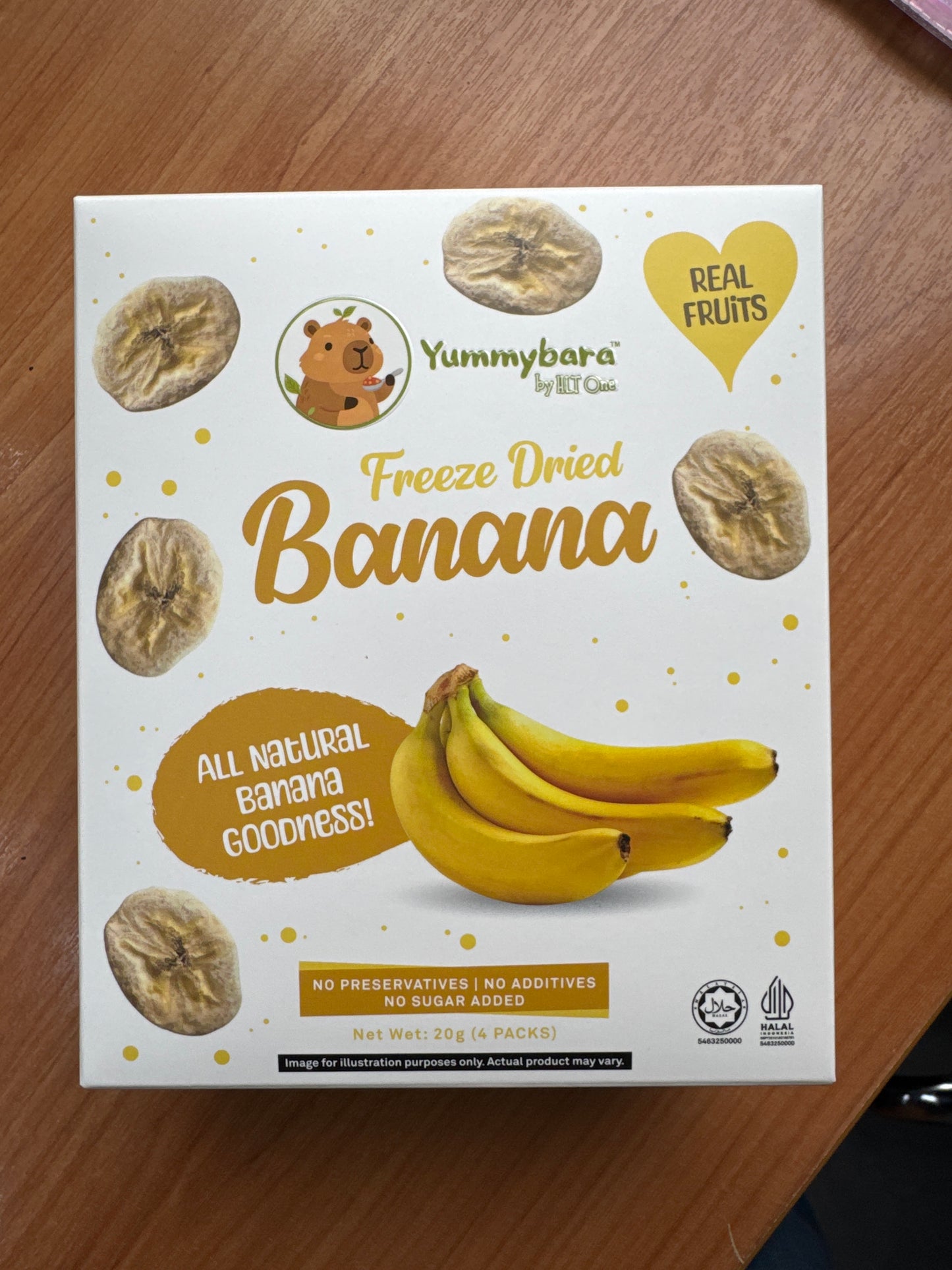 FREEZE DRIED FRUITS BANANA - 20G