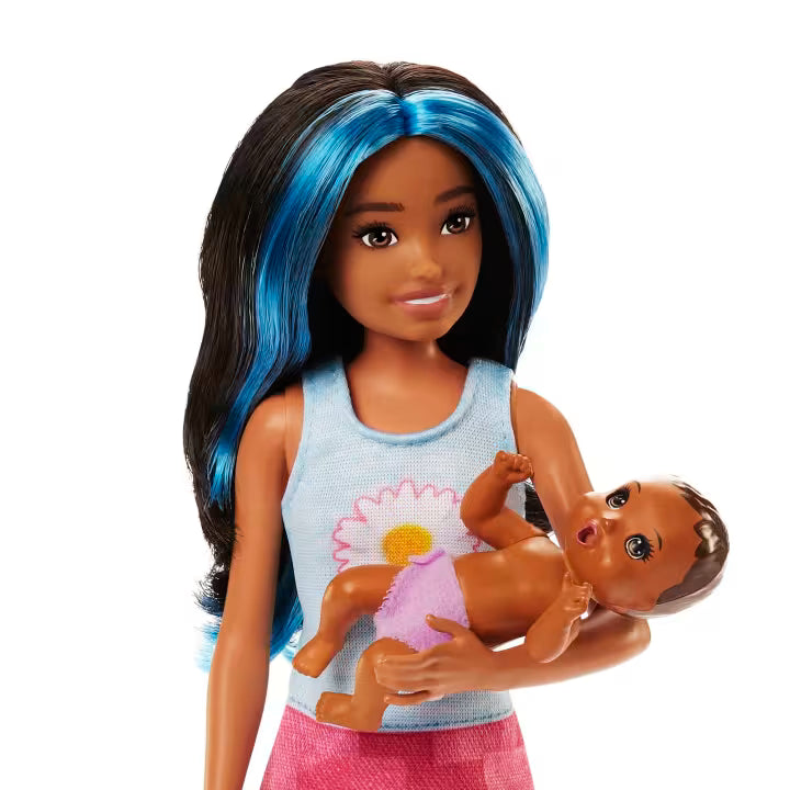 Barbie Brunette Skipper Babysitters Including Dolls And Playset