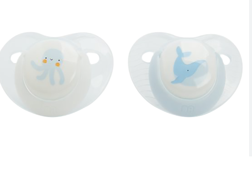 SOOTHER OCTOPUS /WHALE 2PK
