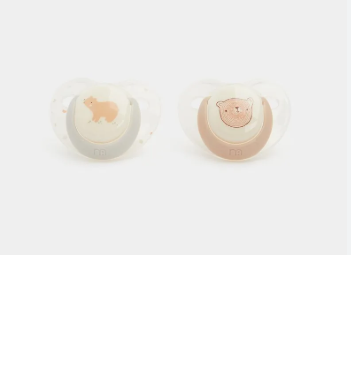 SOOTHER BEAR 2PK