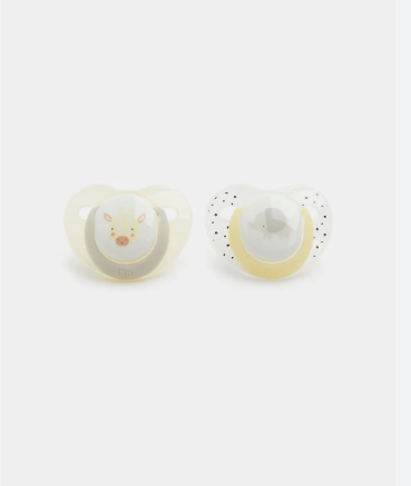 SOOTHER GIRAF/ELE 2PK