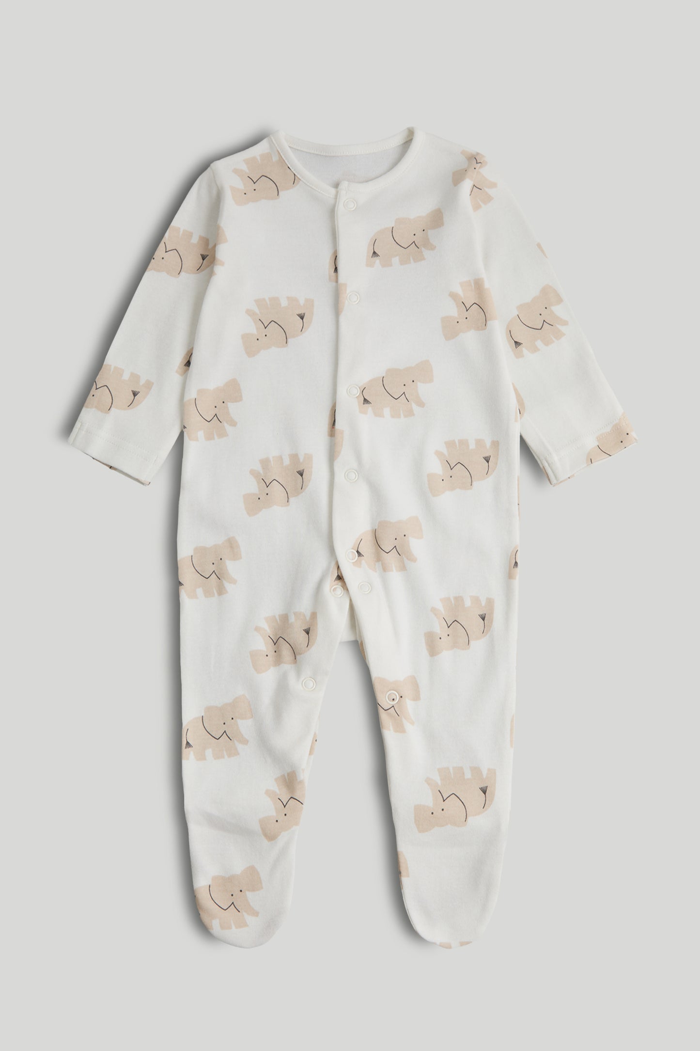 3 Pack Animal Sleepsuits