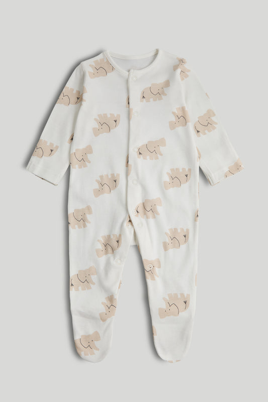 3 Pack Animal Sleepsuits