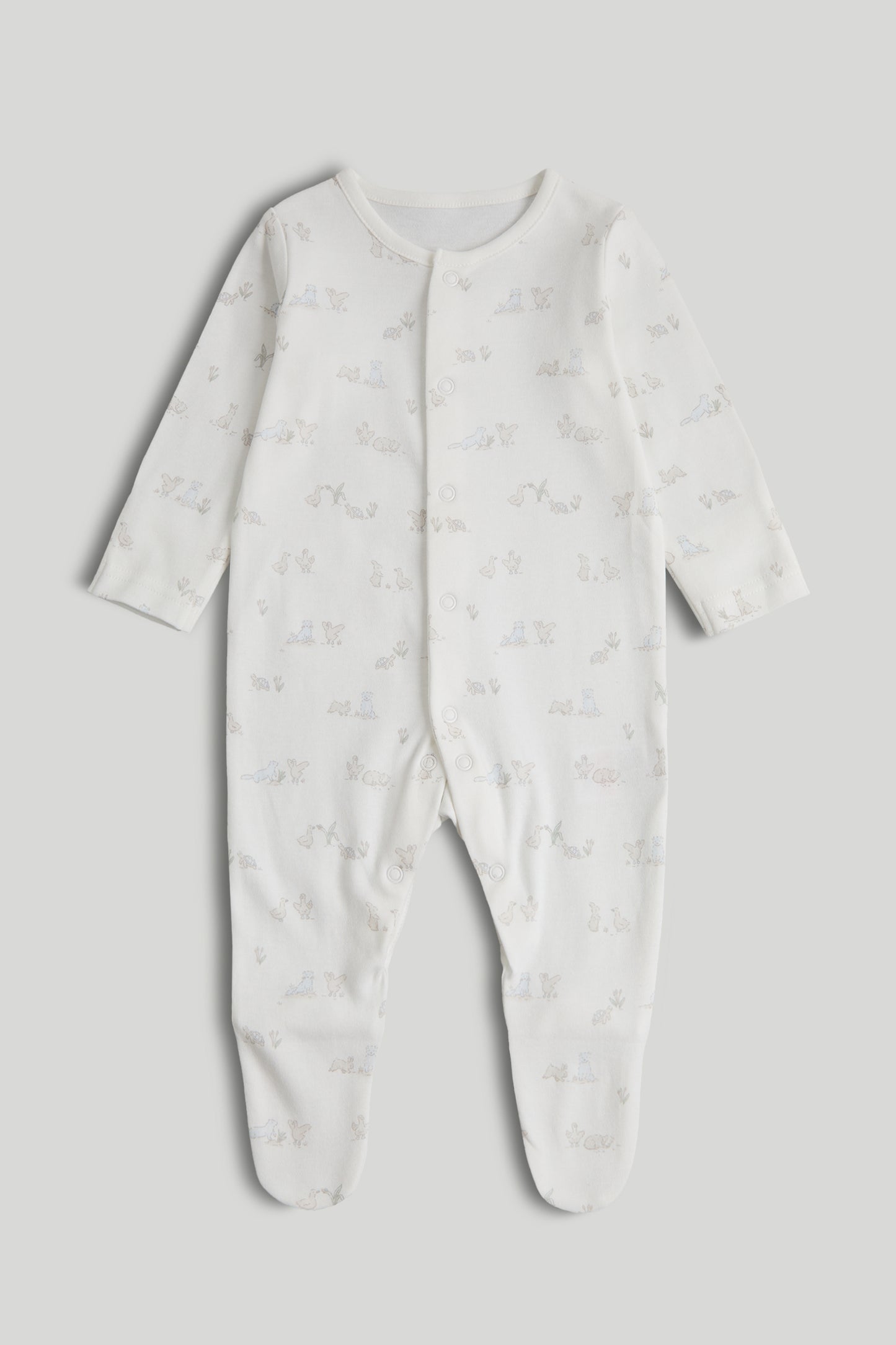 3 Pack My First Blue Sleepsuits
