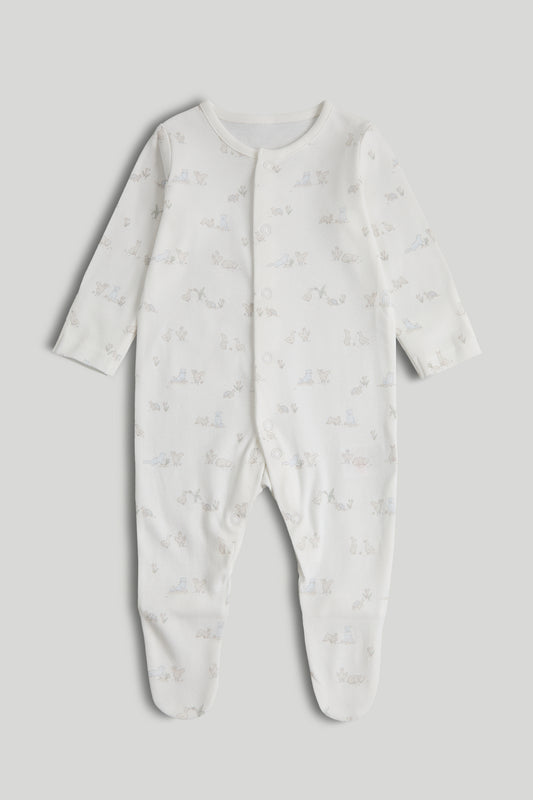 3 Pack My First Blue Sleepsuits