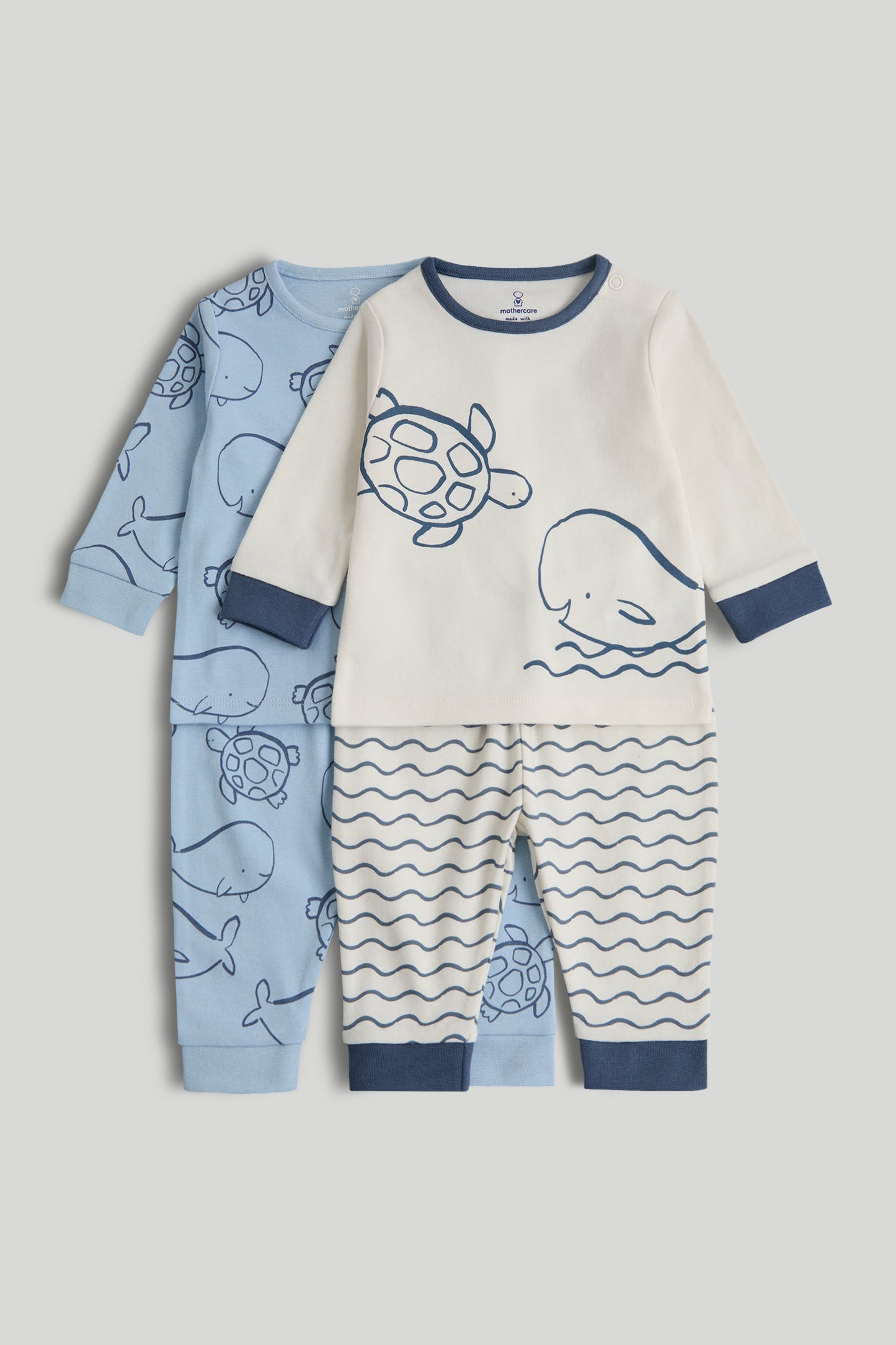 2 Pack My First Blue Pyjamas