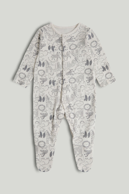 3 Pack Safari Sleepsuits