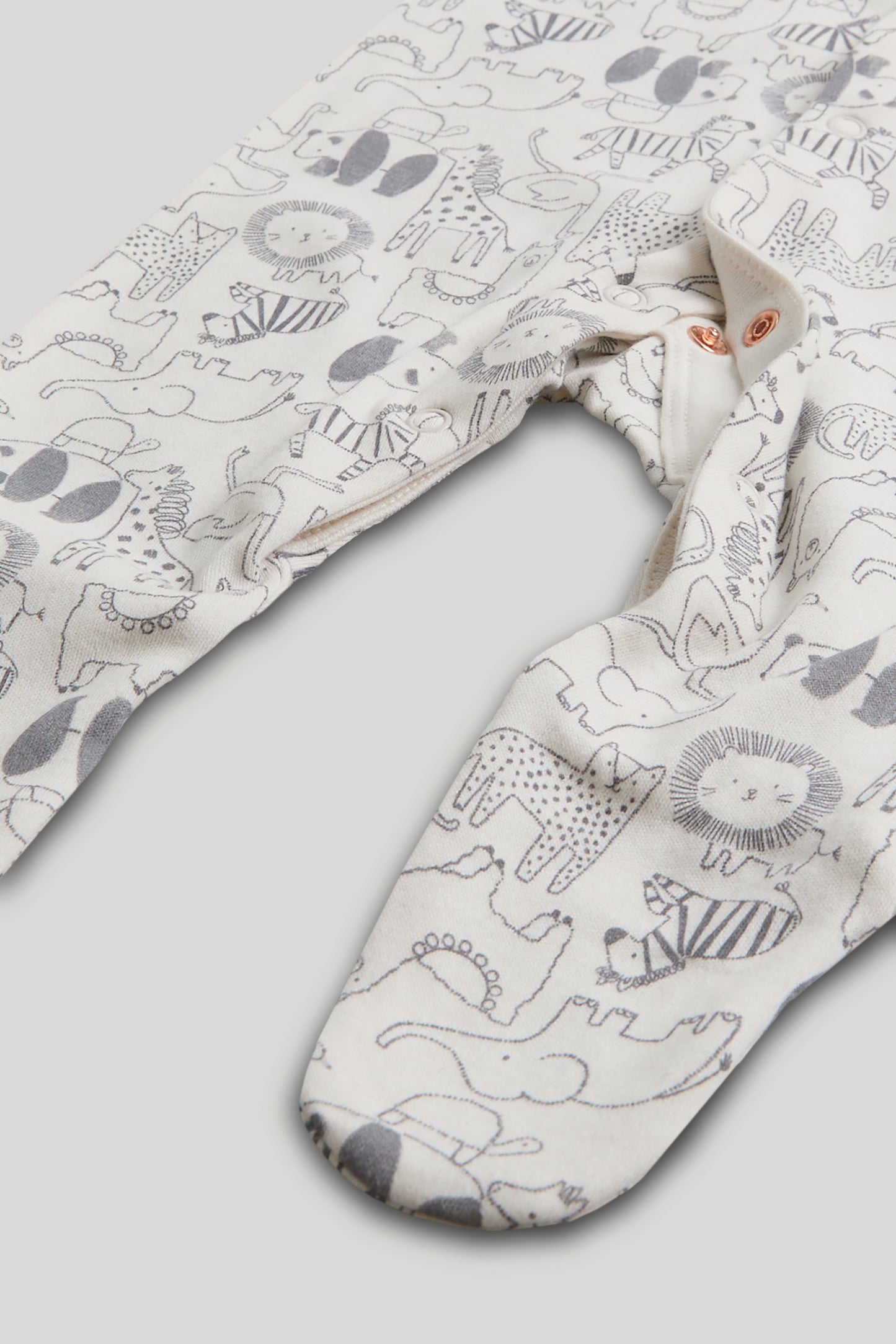 3 Pack Safari Sleepsuits