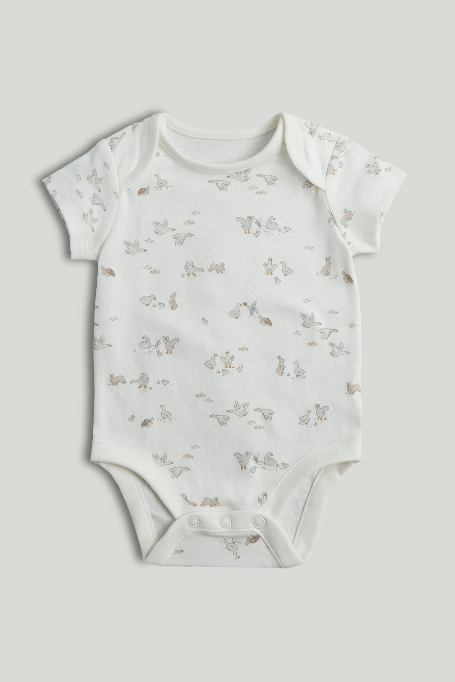 5 Pack My First Short-Sleeved Bodysuits