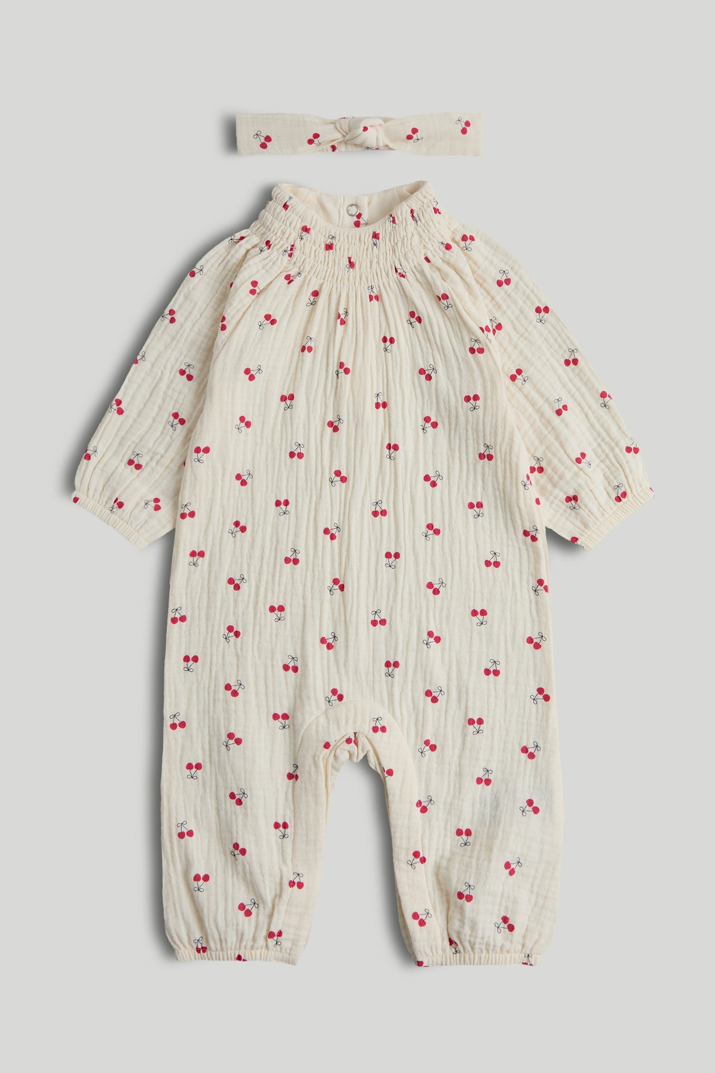 Muslin All-In-One And Headband Outfit