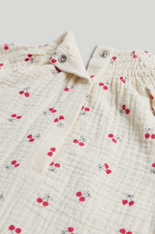 Muslin All-In-One And Headband Outfit