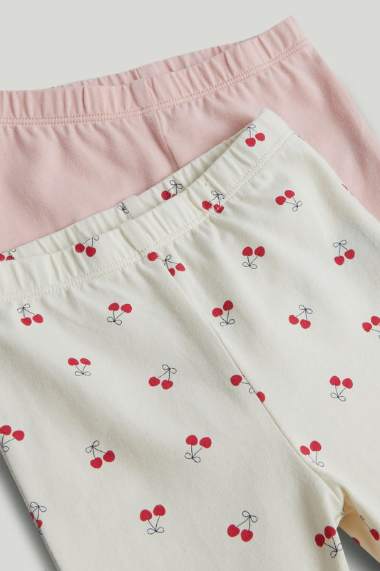 2 Pack Cherry Leggings