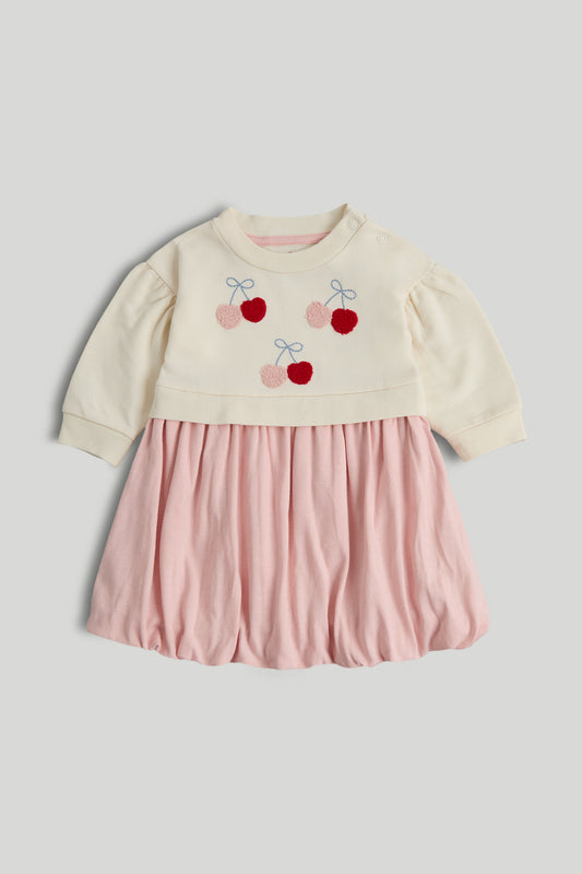 Puff Ball Twofer Dress