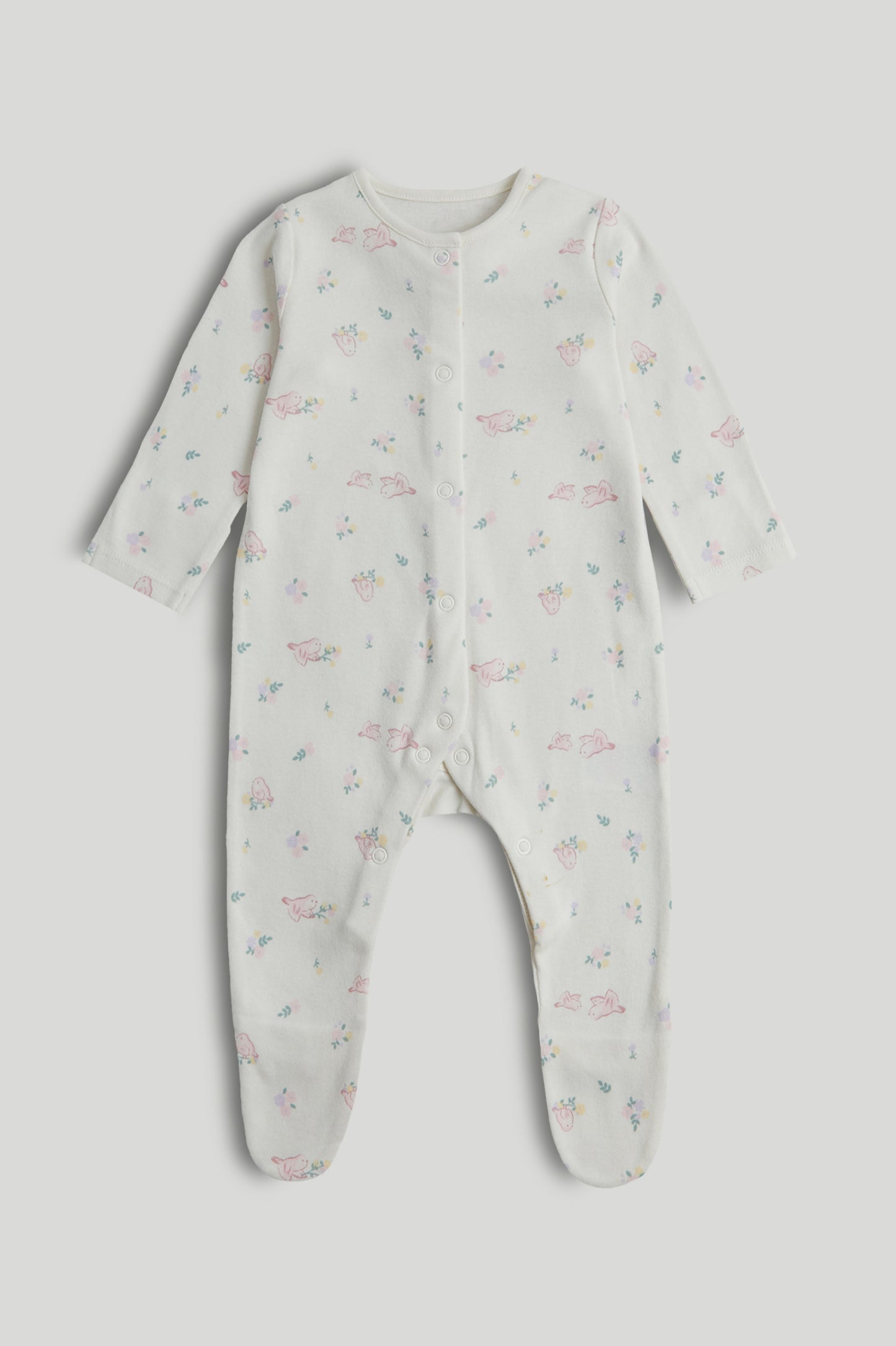3 Pack Little Bird Sleepsuits
