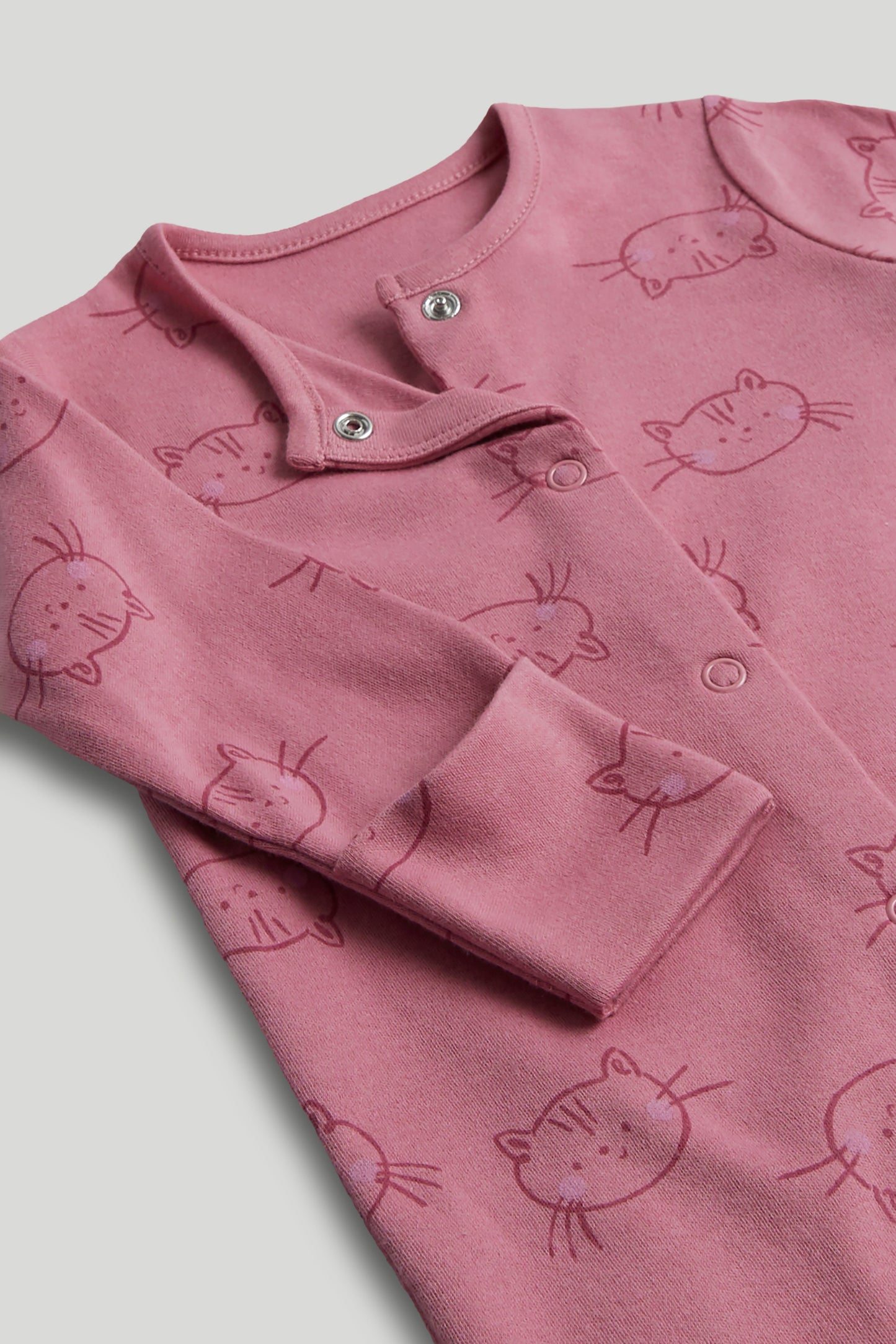 3 Pack Animals Footless Sleepsuits