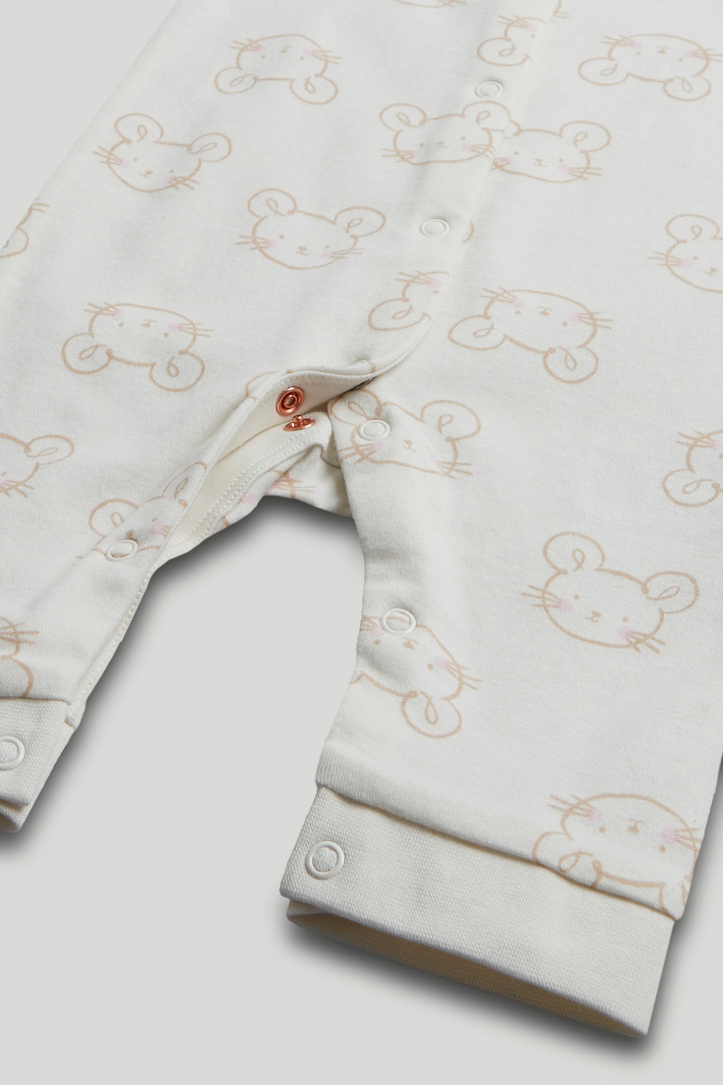 3 Pack Animals Footless Sleepsuits