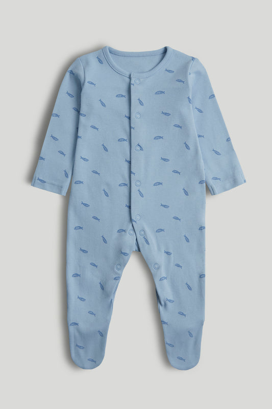 3 Pack Whale Sleepsuits