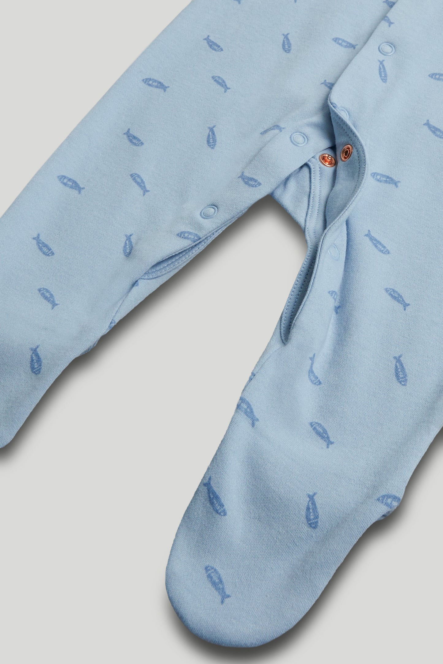 3 Pack Whale Sleepsuits