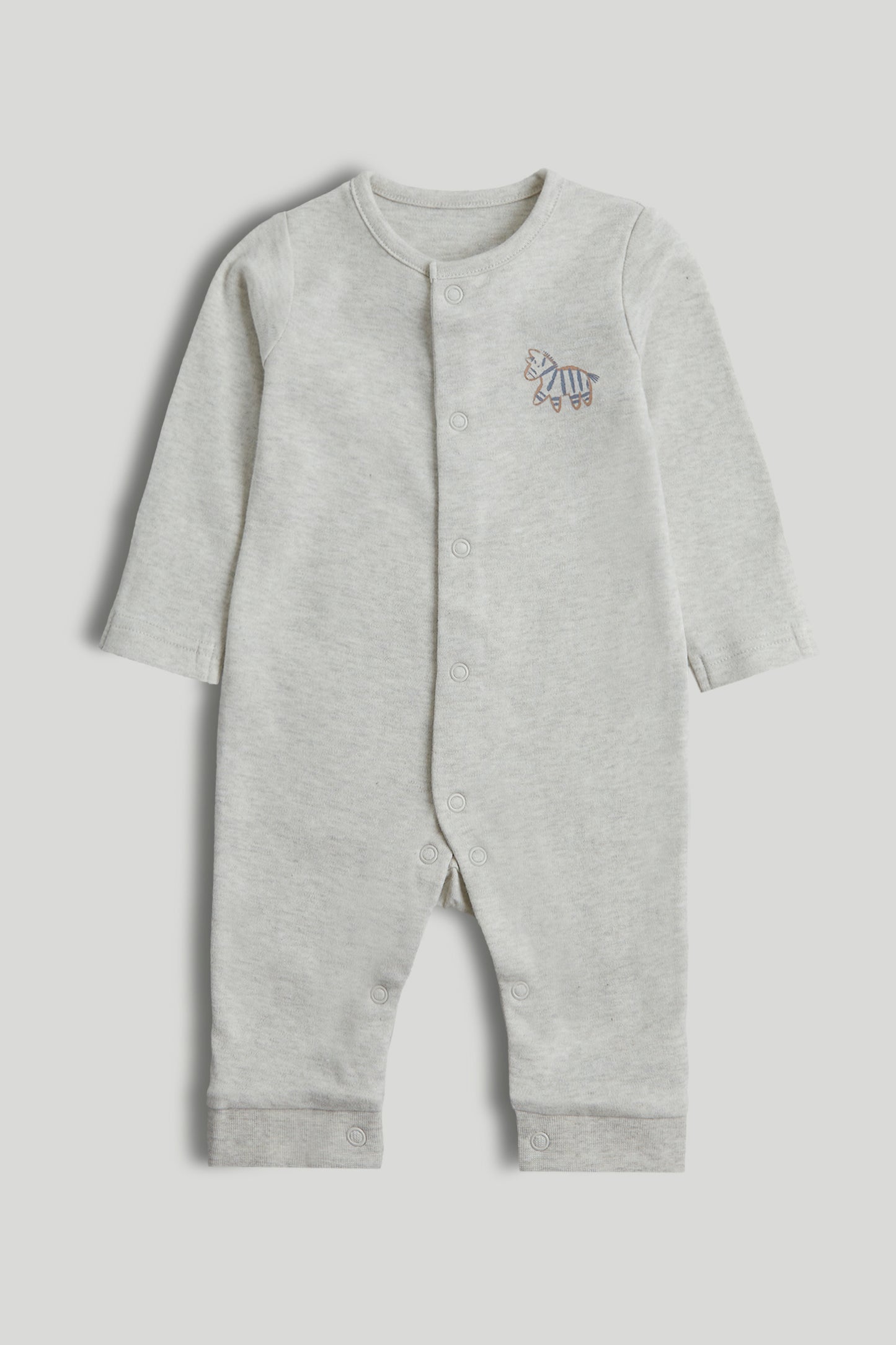 3 Pack Safari Footless Sleepsuits
