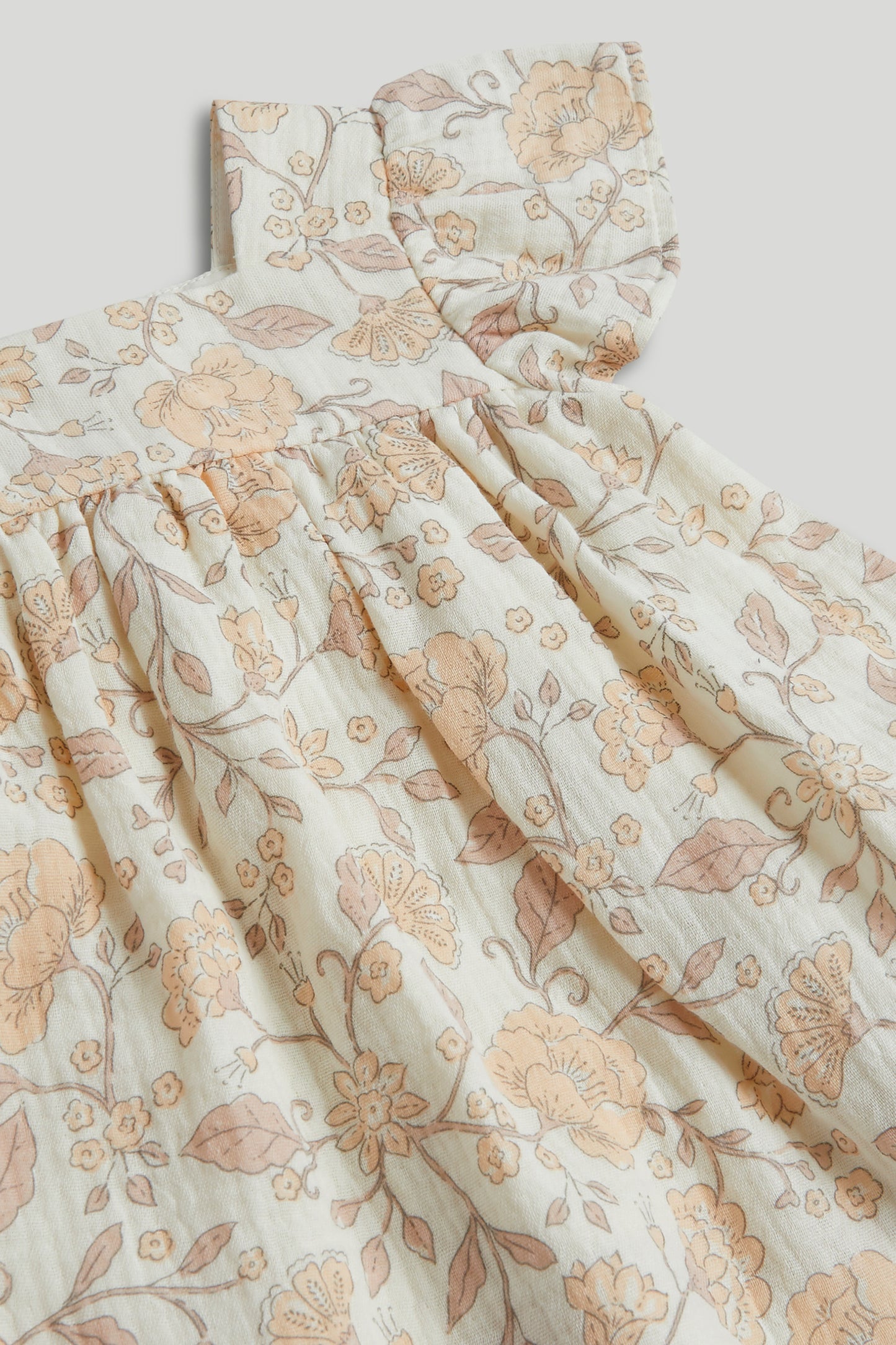 Floral Muslin Dress And Knickers Outfit
