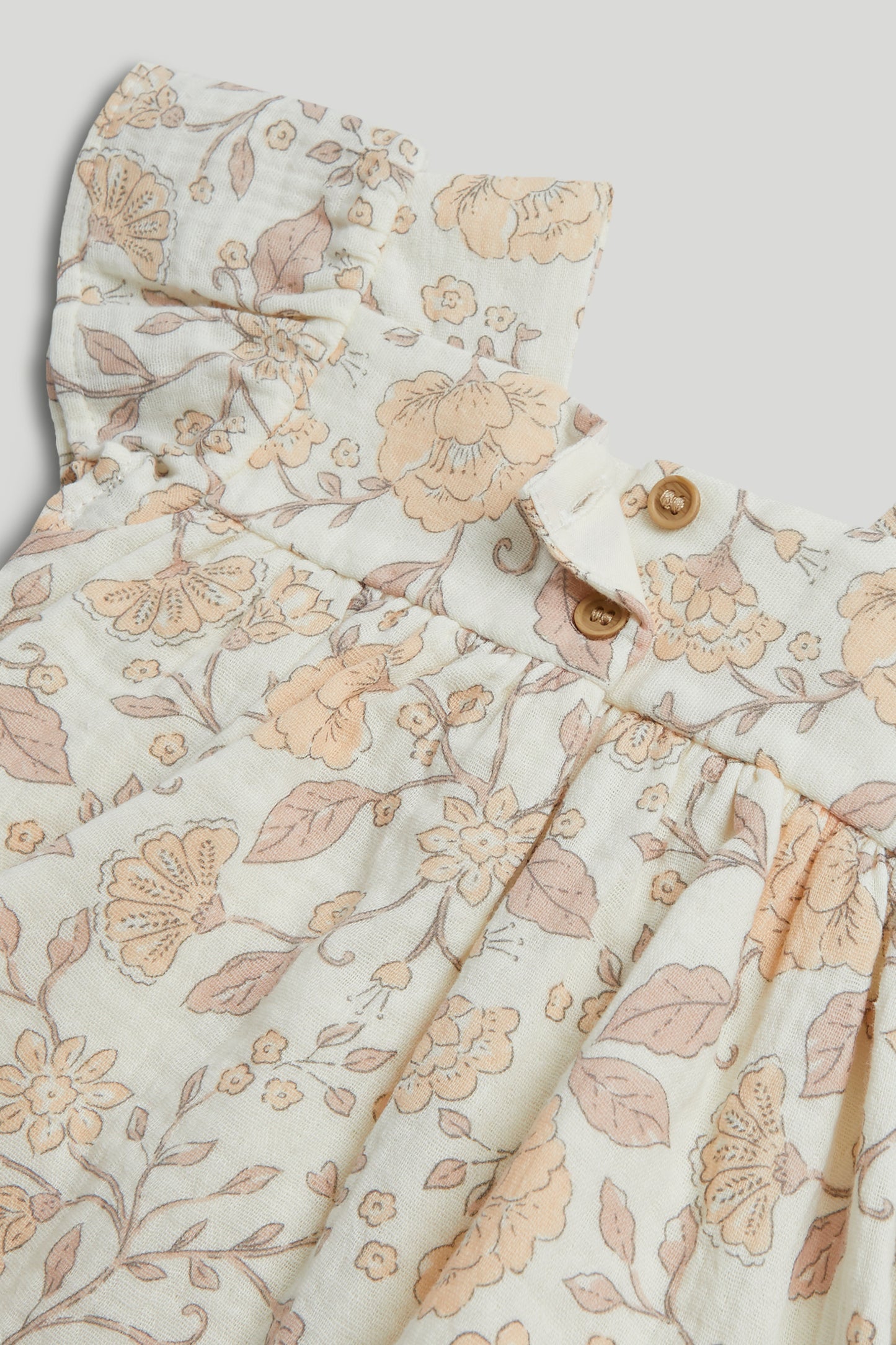 Floral Muslin Dress And Knickers Outfit