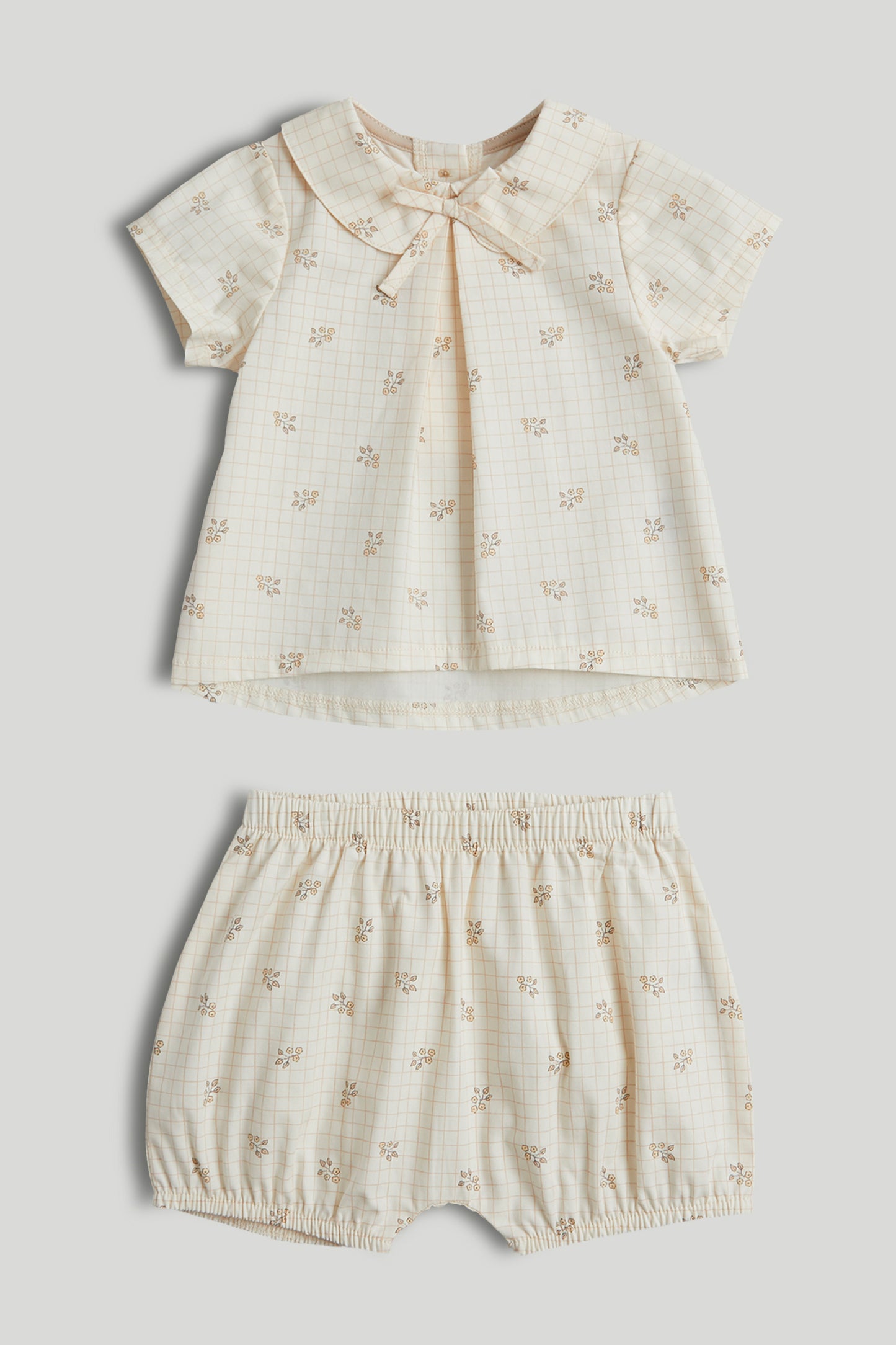 Cotton Top And Shorts Outfit