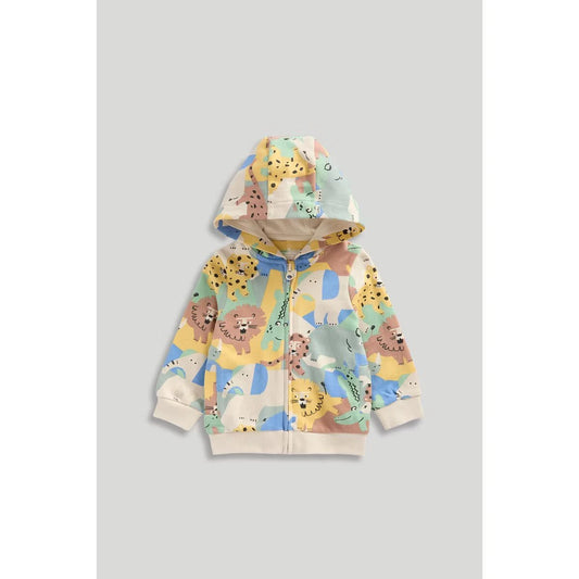 Mini Boys Junglemania Sweat Zip Through